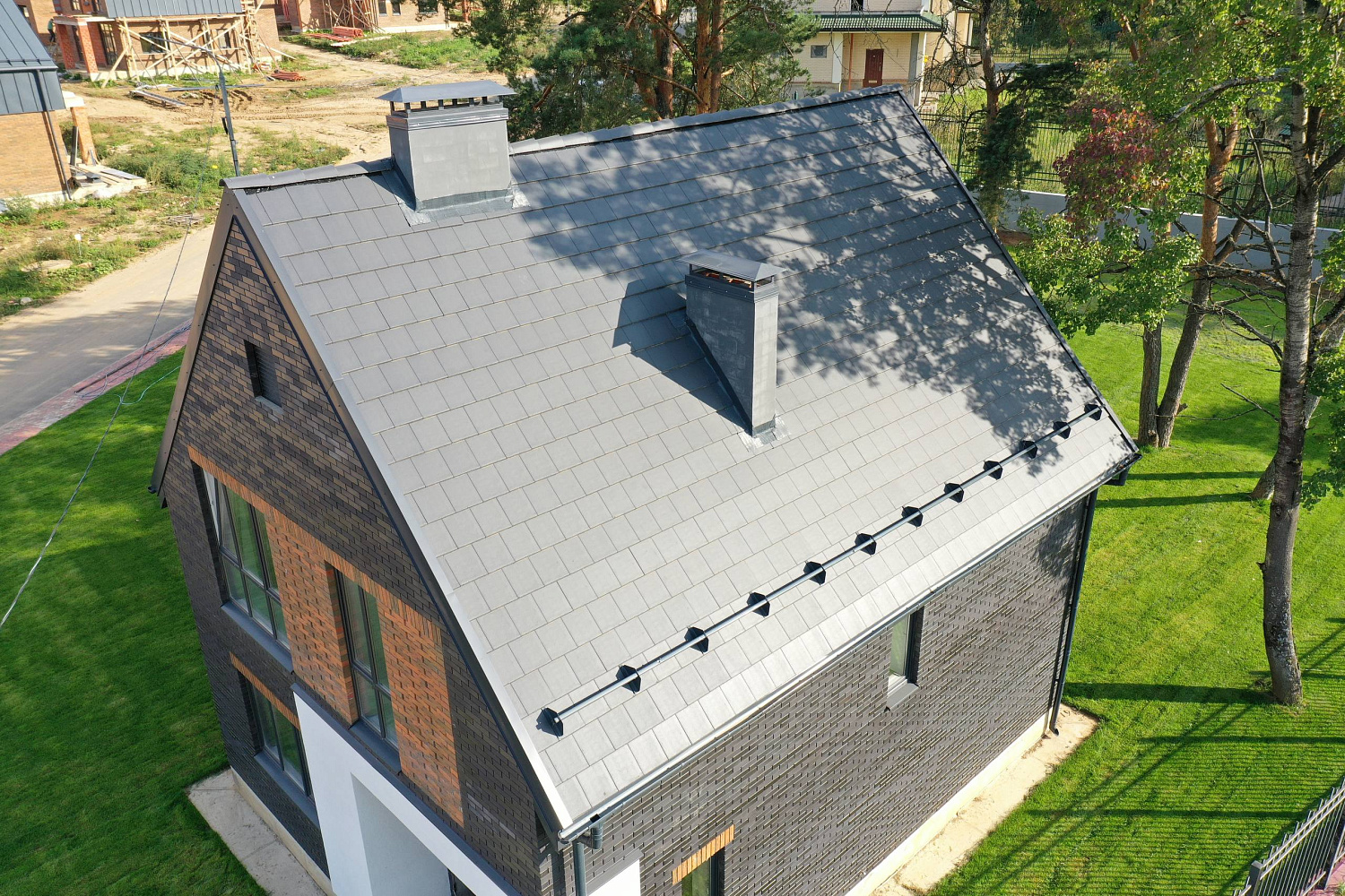 Совершенство геометрии: Плоская минеральная черепица Braas «Тегалит»