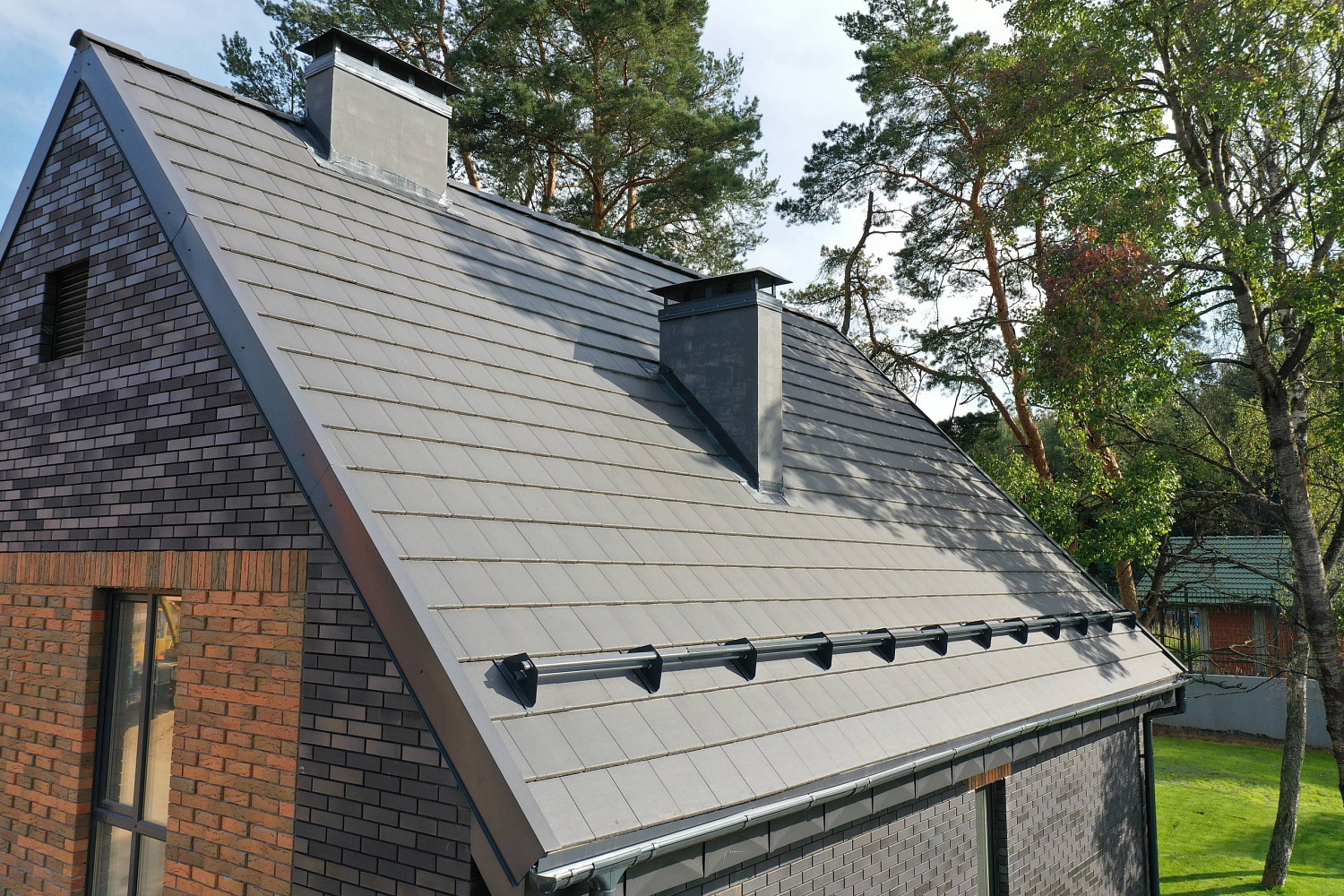 Совершенство геометрии: Плоская минеральная черепица Braas «Тегалит»