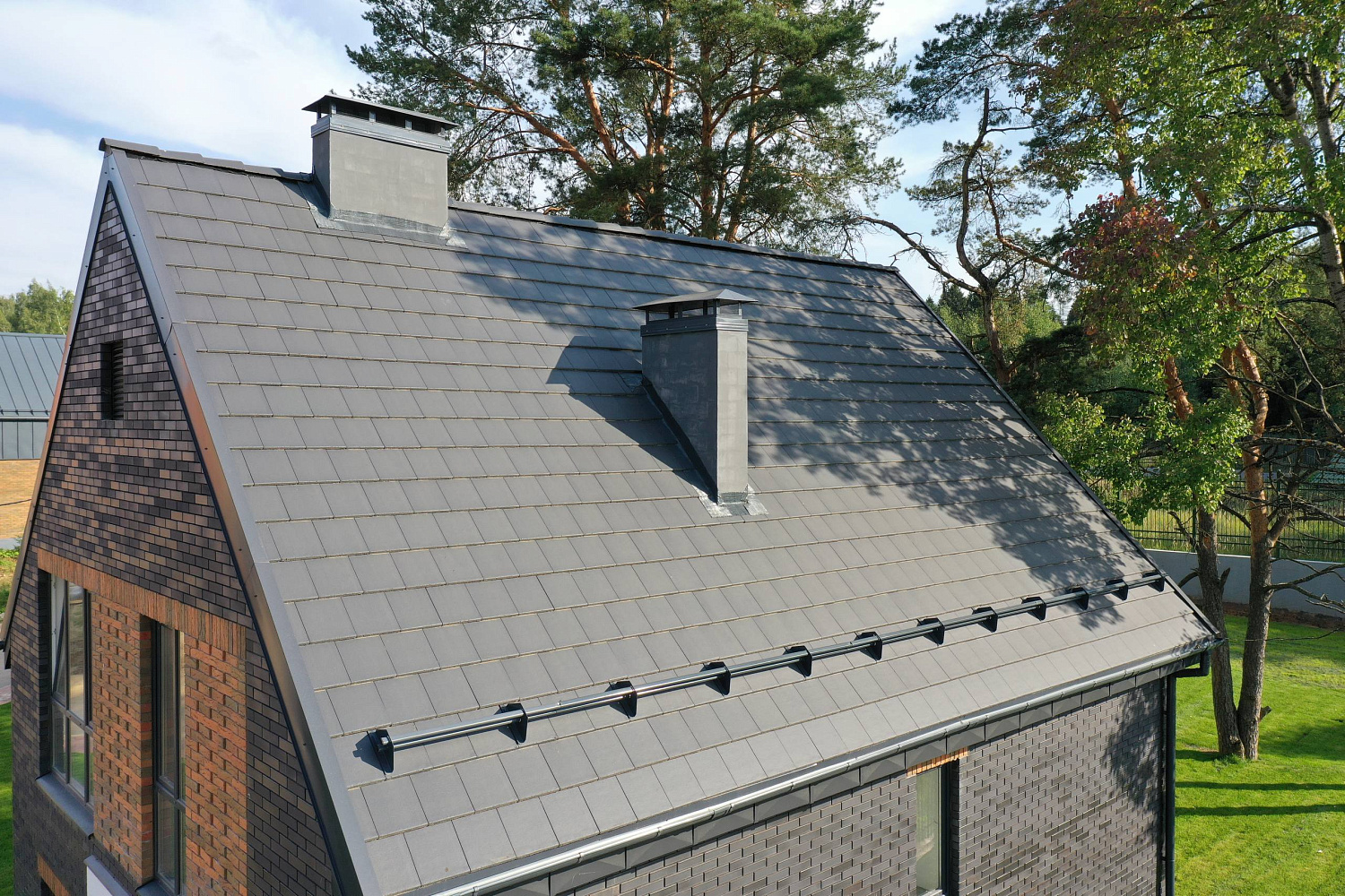 Совершенство геометрии: Плоская минеральная черепица Braas «Тегалит»